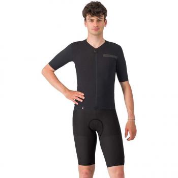 XL Castelli Premio Evo Trägerhose – Dunkles Schwarz