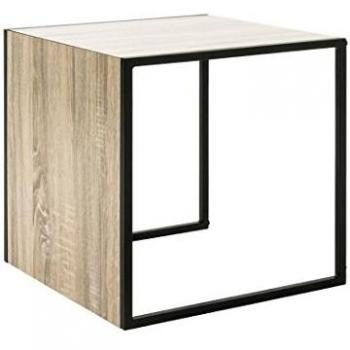 HAKU „Schwarz‑Eiche“ Beistelltisch 14049 – 45 cm x 45 cm x 45 cm