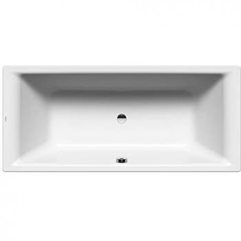 No-Tap Puro Duo 170 × 75 cm Steel Bath – Alpine White