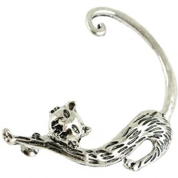 LUKENI Pendientes Largos de Gato para Amantes del Punk