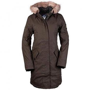 Donna Parka Superdry Khaki con pelliccia sintetica 42