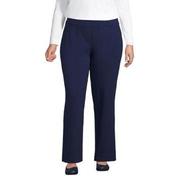 Lands' End Starfish Straight‑Leg Stretch Denim (Women, Size 10‑12)