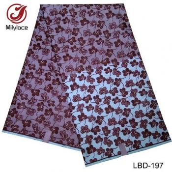 Tissu en cire pour vêtements nigérians 6 yards