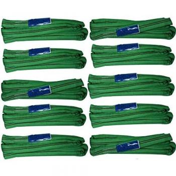 Rundschlingen Set 10x 2000 kg 2 to grün 3 m Hebeband Hebeschlinge