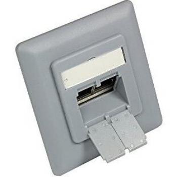 GOOD CONNECTIONS Silver Gray RJ45 Socket CAT.6