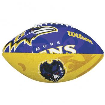 NFL Jr. Team Logo Football – Wilson Rubber, Youth Size