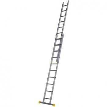 Square Rung Extension Ladder 2.45m Triple