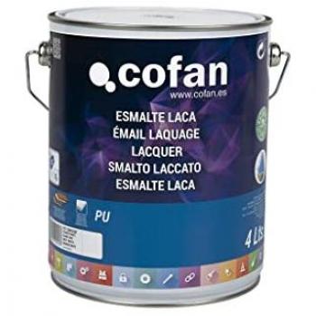 Esmalte Laca al Agua Negro Mate 4L