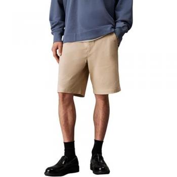 Calvin Klein Jeans Stoffshorts LV040EM618 – Beige Regular Fit (Erwachsener)