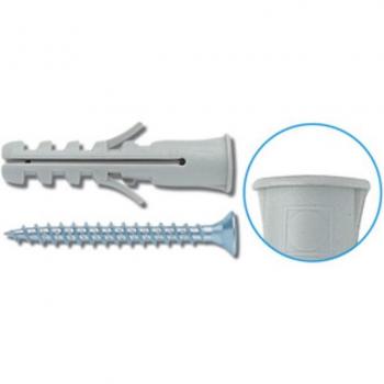 Confezione Tasselli bordati, vite 8 mm – 50 pezzi