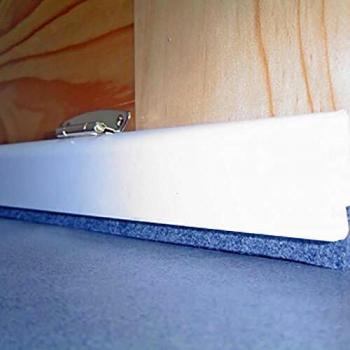 Bajo puerta basculante de madera 91.5 cm blanco