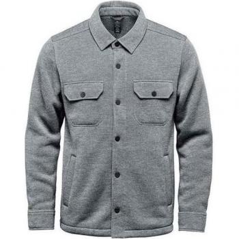 Stormtech Avalante Mens Wool-Knit Shirt Jacket – 3XL in Navy