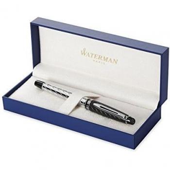 Waterman S0963330 Expert Luxus-Tintenroller, chromierte Details