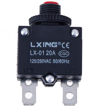 Push Button Overload Protector Switch 3A-30A