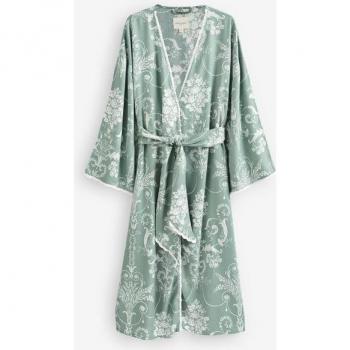 Peignoir ultra-long vert Laura Ashley