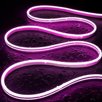 Tapis lumineux rose 48 V DC – 120 LEDs/m – 3 m – IP65 – Coupe 5 cm
