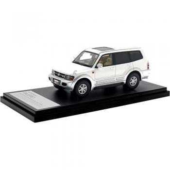 Inter Allied 1/43 Mitsubishi Pajero Long Super Exceed 3200 Sophia Silver White Satellite 1999 DI-DieSSEL HiStory