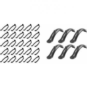 25 Soportes Rígidos para Guardabarros y 6 Guardabarros para Rueda