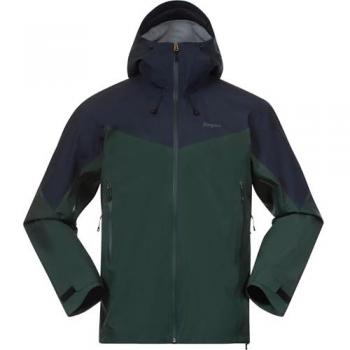 Bergans Rabot Light 3L Jacka Herr Duke Grön/Navy Blå