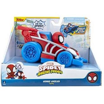Véhicule Spidey Webbed Wheelies avec Fonction de Traction Arrière 15 cm