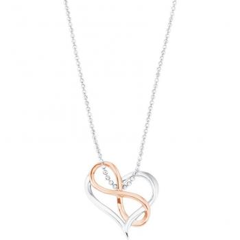 Collar de Plata 925 Dama Corazón Infinito