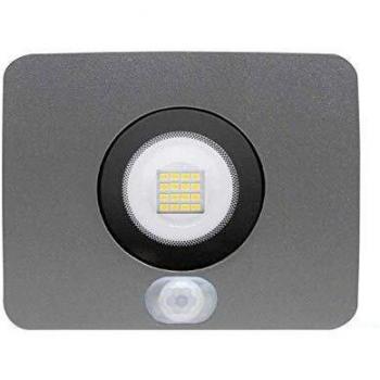 Proiettore LED 10W SevenOn UltraSlim Esterni 4000K IP65 Movimento e Sensore 7h