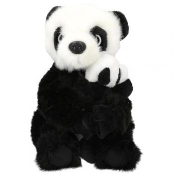 Panda Maman et Bébé à Câlin