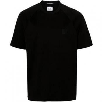 T-shirt basic Nero C.P. Company Taglia S