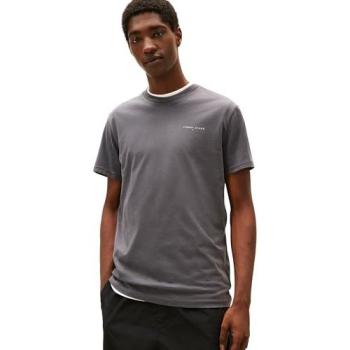 Tommy Hilfiger T-Shirt Grigio SLIM LINEAR CHEST TJM 21780