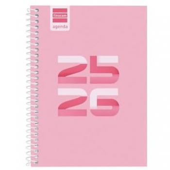 Agenda Semanal Cool 2025-2026 Rosa