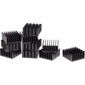 Kühlkörper-Blocksatz 20 × 20 × 10 mm – 10 Teile pro Los