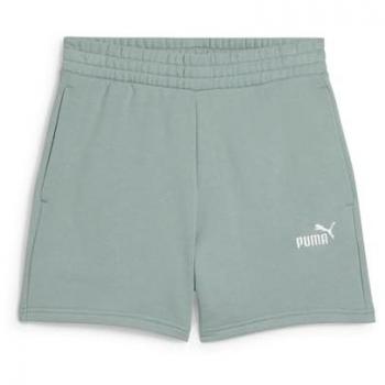 Puma Donne Pantaloni sportivi Pantaloncini a vita alta ESS Small No. 1 Logo 5 TR (s) (S), Verde
