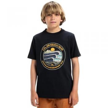 Quiksilver Youth Evo Three Seas Tee – Black Regular