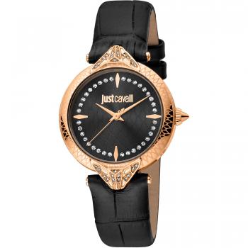 Reloj Mujer Just Cavalli Animalier 32mm – Correa Negra