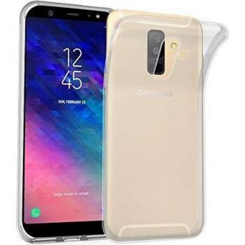 Protection ultra fine en silicone, couleur claire – Coque Galaxy A6 Plus 2018 (CADORABO)