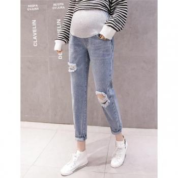 Mutterschaftsjeans mit flexibler Taille