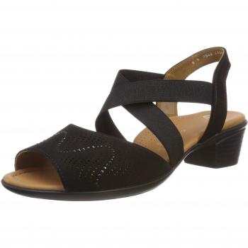 Ara Riemchensandalen Damen LUGANO, Schwarz, 36.5 EU