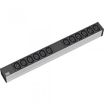 BACHMANN BACH 333.616 1U power strip, 12 x C13, black