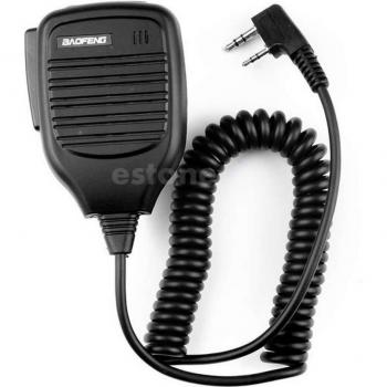 Paquete de altavoces portátiles y micrófono para radio Baofeng BF-888S