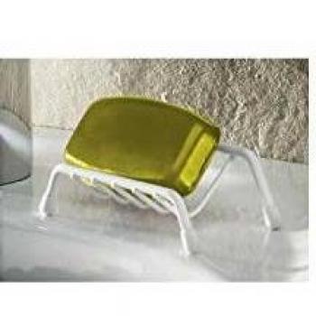 Porte savon époxy blanc