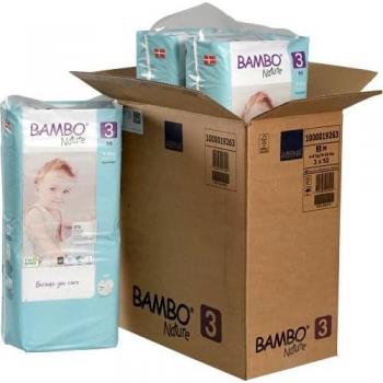 Bambo Nature Eco Nappies, Midi Size 3 (156 Count)