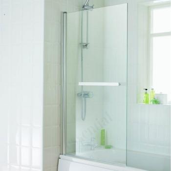 Eclipse Square Bath Screen 800x1400mm 6mm Glass