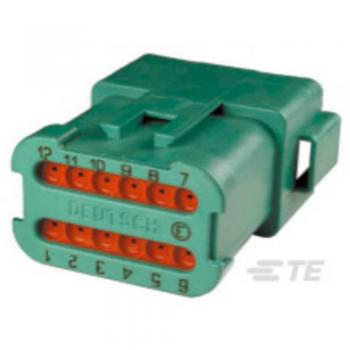 TE Connectivity DT04-12PC-CE01 12-Pin Connector Housing