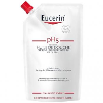 Eucerin pH5 Soin Protecteur pour Peau Sèche et Sensible, huile de douche 400ml