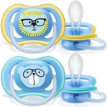 Lot de 2 sucettes Avent Ultra Air décor espace 18m+ Garçon