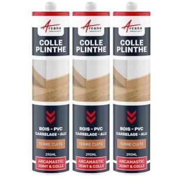 Arcane Industries Colle Plinthe et Bois – 3 flacons de 290 ml