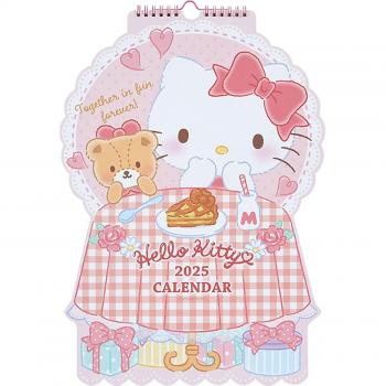 2025 Hello Kitty Wall Calendar by Sanrio – Die‑Cut Edition #454419