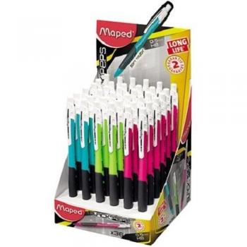 Maped long life porte-mines 0.5 mm multicolore 36 pièces