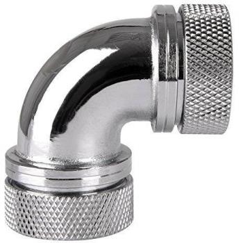 Thermaltake CL-W099-CA00SL-A Pacific G1/4 PETG Tube 45-Degree Single Compression 16mm OD Chrome