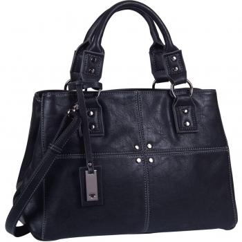 Bolsa de la compra Tom Tailor Acc TAMARA, mujer, negro, 41x28x17 cm